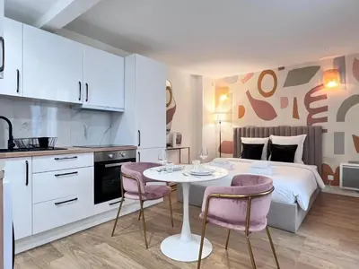 Plan de l'établissement 1D#Studio 2 pers#Bon Marché#St Germain#Paris 6