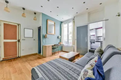 Plan de l'établissement Lovely studio 10 min walk to Montmartre & Pigalle