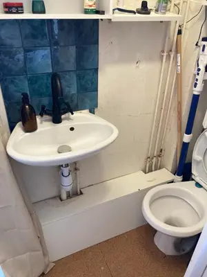 Salle de bains dans l'établissement Studio lumineux Montparnasse
