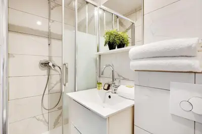 Salle de bains dans l'établissement Magnificent studio - 4P - Near Bastille