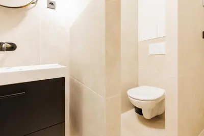 Salle de bains dans l'établissement Elegant apartment - 2BR 6P - Sentier