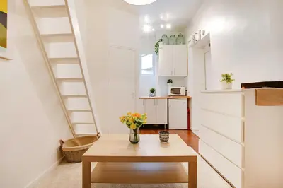 Cuisine ou kitchenette dans l'établissement Charming studio - 2P- Le Marais