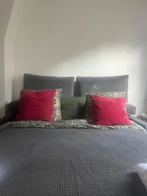 Un ou plusieurs lits dans un hébergement de l'établissement Bedroom in Paris