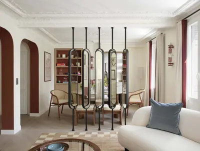 Coin salon dans l'établissement Champs Elysees Luxury Flat
