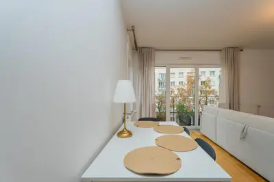 Coin salon dans l'établissement Le Perchoir Design, Comfort & Eiffel View