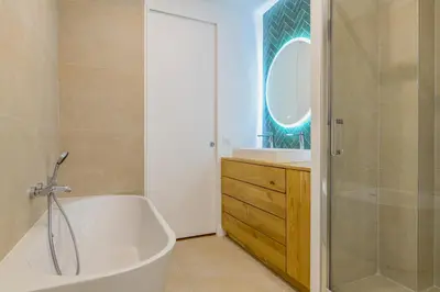 Salle de bains dans l'établissement Paris Center Colisée residence