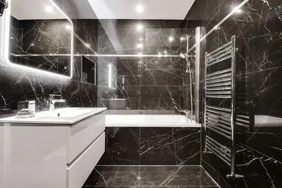 Salle de bains dans l'établissement Modern apartment near Palais Garnier