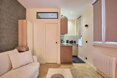 Cuisine ou kitchenette dans l'établissement Studio Jana