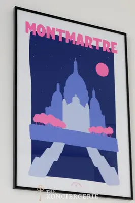 Plan de l'établissement Elegant studio Quartier Montmartre