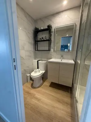 Salle de bains dans l'établissement Residence Issy