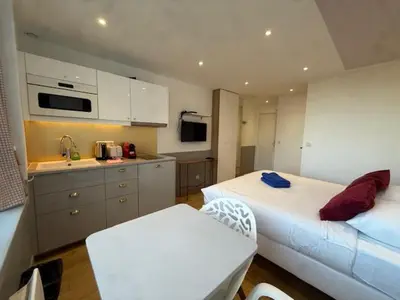 Cuisine ou kitchenette dans l'établissement Residence Issy