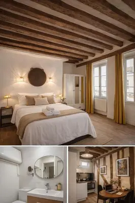 Un ou plusieurs lits dans un hébergement de l'établissement Sweet Home