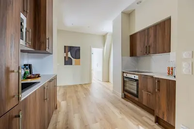 Cuisine ou kitchenette dans l'établissement 22#Opera#GrandBoulevards#3Bedrooms#Paris 02#AC