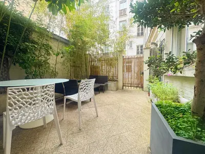 Jardin de l'établissement Garden House The Arch