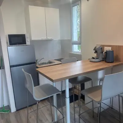 Cuisine ou kitchenette dans l'établissement Azal france