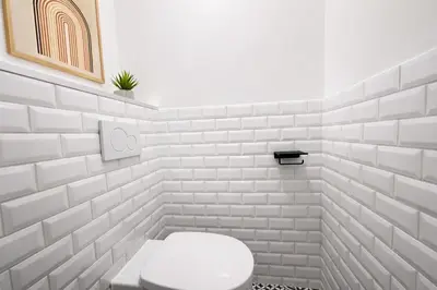 Salle de bains dans l'établissement Appartement charmant au coeur du 16eme