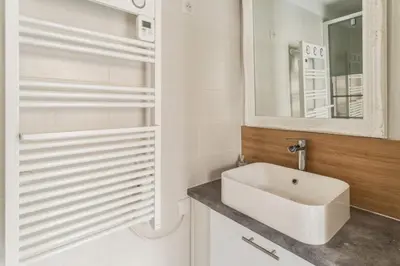 Salle de bains dans l'établissement Appartement Montorgueil 3 étoiles - Welkeys
