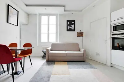 Coin salon dans l'établissement Appartement Paris 4 Proche Bastille Confort