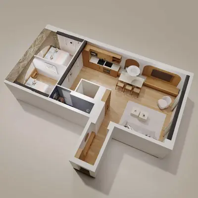 Plan de l'établissement Refurbished Apartment - 2BR 6P - Chatelet