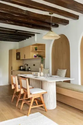 Cuisine ou kitchenette dans l'établissement Refurbished Apartment - 2BR 6P - Chatelet