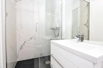 Salle de bains dans l'établissement Cosy appt - Grands boulevards Musee Grevin