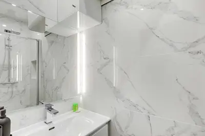 Salle de bains dans l'établissement Intimate studio - 2P - Arts et MÃ©tiers RÃ©publique