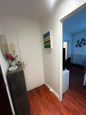 Un ou plusieurs lits dans un hébergement de l'établissement Bel appartement asniere sur seine
