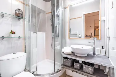 Salle de bains dans l'établissement Chic Studio - Rivoli