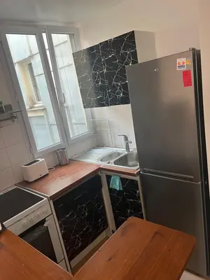 Cuisine ou kitchenette dans l'établissement Monteiro