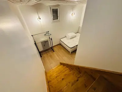 Coin salon dans l'établissement 2-bedrooms apart near the Eiffel Tower
