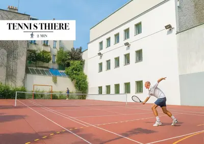 Tennis ou squash au sein de l'appartement ou à proximité