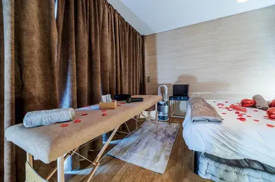Un ou plusieurs lits dans un hébergement de l'établissement Secret Oasis in Bastille - Luxury & Serenity