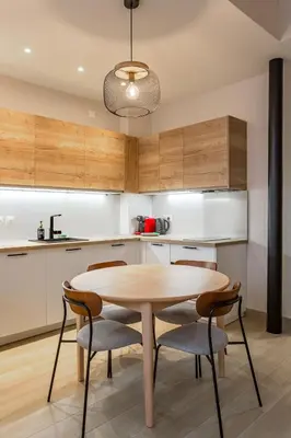 Cuisine ou kitchenette dans l'établissement Modern duplex 10 min from Place de la Nation