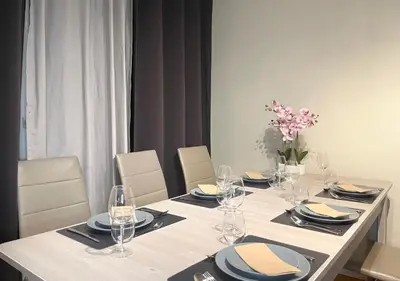 Plan de l'établissement Appartement 60m2 - 6 pers max - dernier étage - Parking gratuit - Paris Montrouge - Métro 4min - spacieux, calme et ensoleillé - Free Wifi