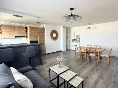 Cuisine ou kitchenette dans l'établissement Le Gémeaux - Paris - La Défense vue d'exception