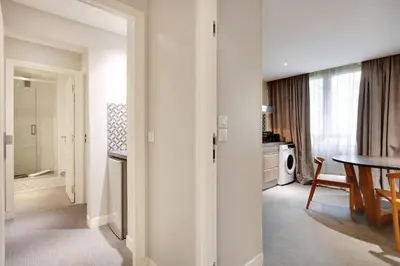 Coin salon dans l'établissement Appartement cosy - Porte de Versailles