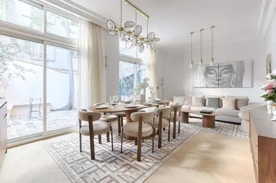 Coin salon dans l'établissement Maison en Ville près de Champs de Mars 4BD - The Eiffel Tower