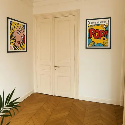 Plan de l'établissement 8 chambres, Av des Champs-Elysées