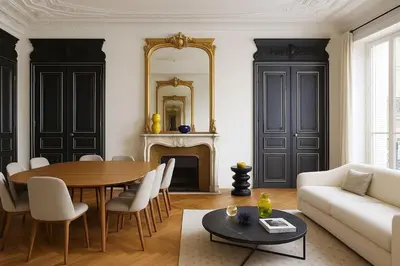 Coin salon dans l'établissement 8 chambres, Av des Champs-Elysées