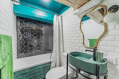 Salle de bains dans l'établissement Charming Studio close to Notre-Dame de Paris