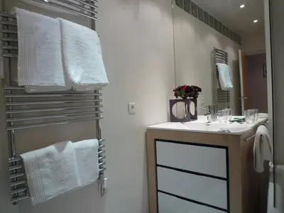 Salle de bains dans l'établissement Studio St Sulpice