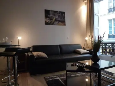Coin salon dans l'établissement Studio St Sulpice