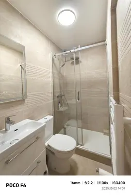 Salle de bains dans l'établissement Nico's Appart