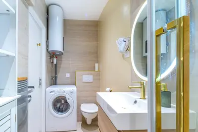 Salle de bains dans l'établissement Charmant et Central - Bon Marché