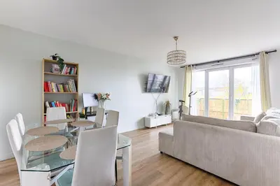 Coin salon dans l'établissement Le Cocon de Villejuif - Au pied de Paris