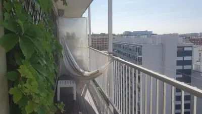 Balcon ou terrasse dans l'établissement Montsouris park