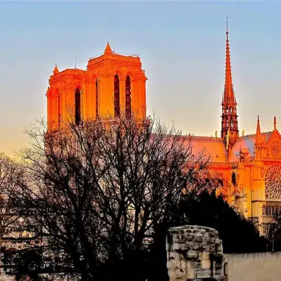 Fantastic View On Notre Dame Abelard