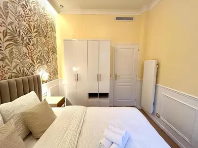Un ou plusieurs lits dans un hébergement de l'établissement Apartment 4* - 60 sqm - Parc des Expositions - 6p