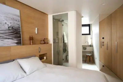 Un ou plusieurs lits dans un hébergement de l'établissement Luxury duplex - Louvre Museum - 6 guests