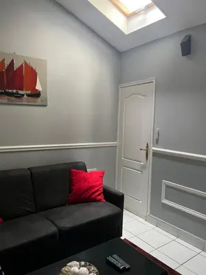 Coin salon dans l'établissement Nid Parisien